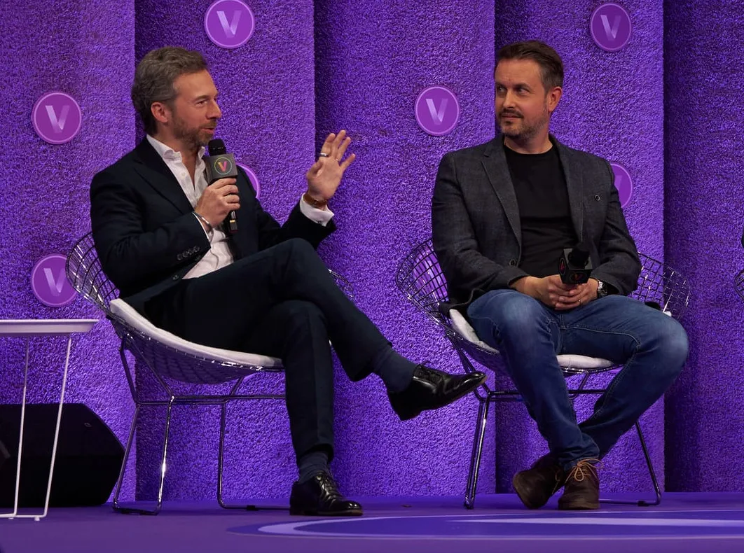 Clément Jeanjean (left), Senior Director at SandboxAQ, and Duncan Jones, Head of Cybersecurity at Quantinuum.