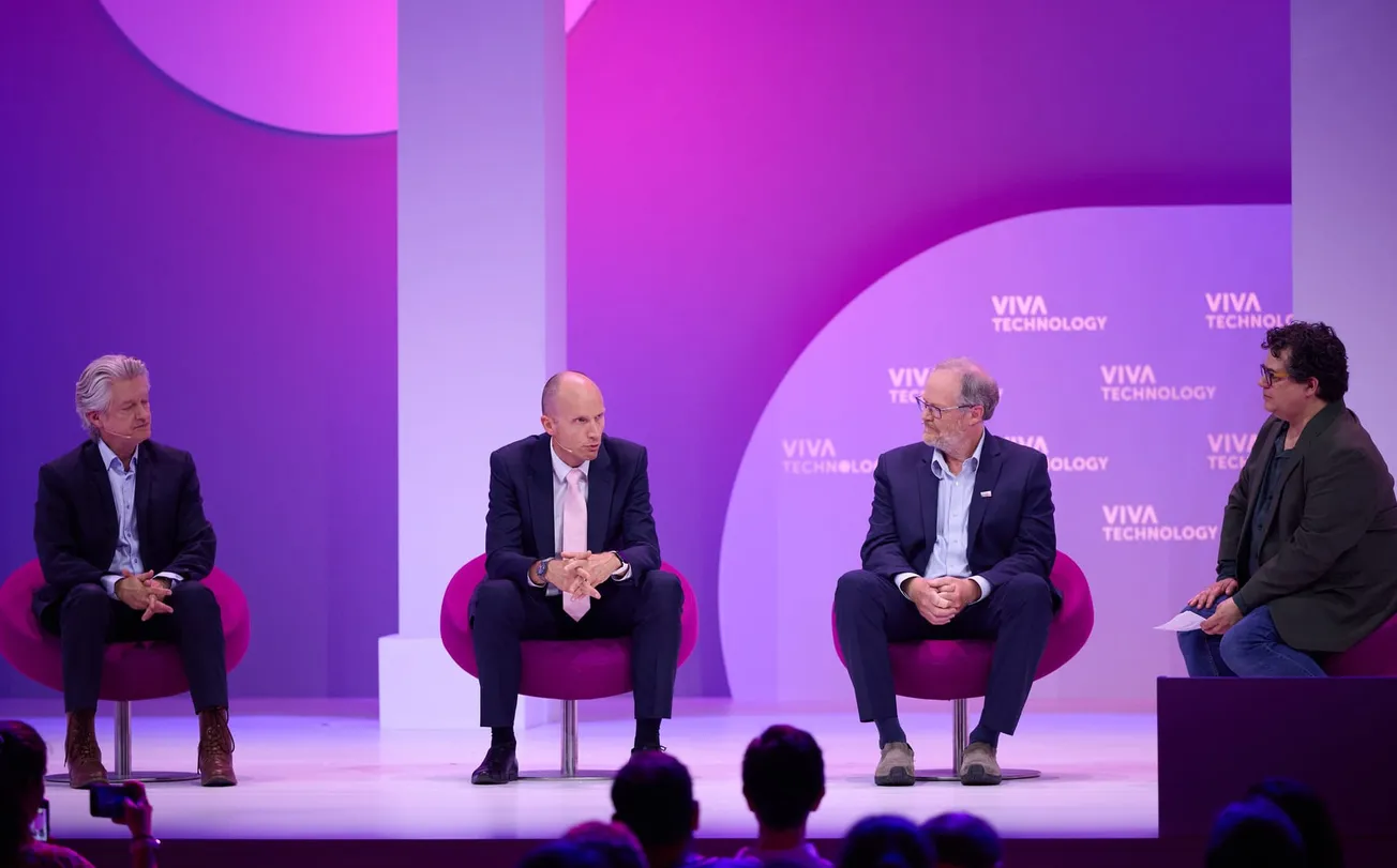 VivaTech Panel (from left to right): Laban Coblentz, Julien Garrel, Michel Laberge of General Fusion